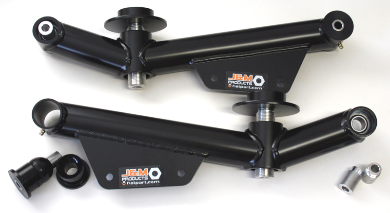 1979-2004 Ford Mustang J&M Products Street/Race Rear Lower Control Arms w/Weight Jack Spring Perch