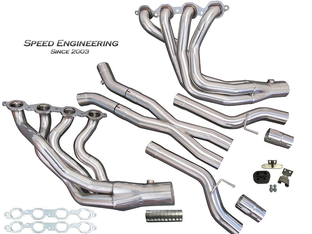 2014-2019 C7 Corvette Speed Engineering 2" Longtube Headers & Offroad Xpipe