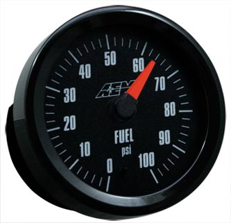 AEM Fuel Pressure Gauge 0-100PSI w/Analog Face