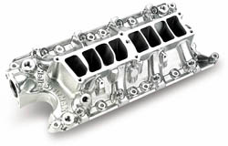 1986-1993 Ford Mustang GT/LX 5.0L V8 Holley Lower Intake Manifold - Chrome Finish
