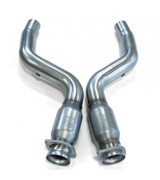 2005-2014 Dodge Charger/Challenger/Magnum/300C SRT8 Kooks 3" Outlet x 2 3/4" Inlet GREEN Catted Stainless Connection Pipes