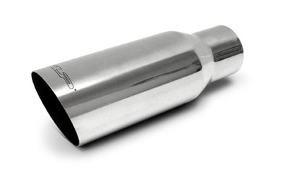 SLP Polished 3.5" Single-Wall 2.5" Inlet Exhaust Tip