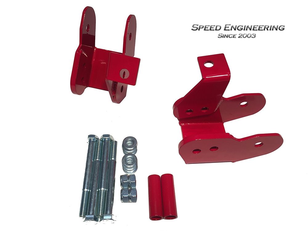 93-02 Fbody Speed Engineering Lower Control Arm Relocation Brackets - Red