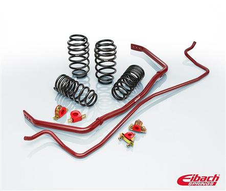 2011+ Ford Mustang Eibach 36mm Hollow Front and 25mm Rear Solid Sway Bar Kit w/Pro Kit Lowering Springs