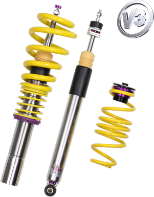 2018+ Ford Mustang KW Suspensions V3 Coilover Kit w/Electronic Dampening