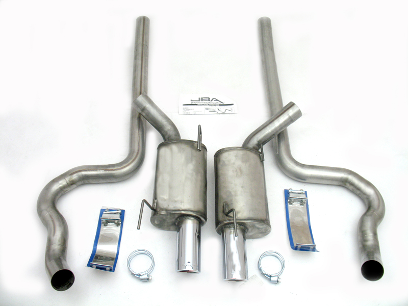 2007-10 Ford Mustang Shelby GT500 JBA Performance 2.5"-3" Stainless Steel Catback Exhaust System