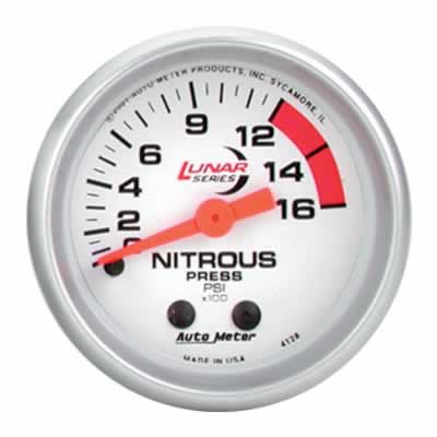 Auto Meter Lunar Mechanical Nitrous Pressure 0-1600PSI