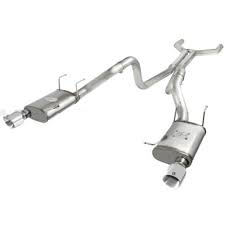 2011+ Ford Mustang GT 5.0L aFe Power Mach Force XP Catback Exhaust System - Polished Tips