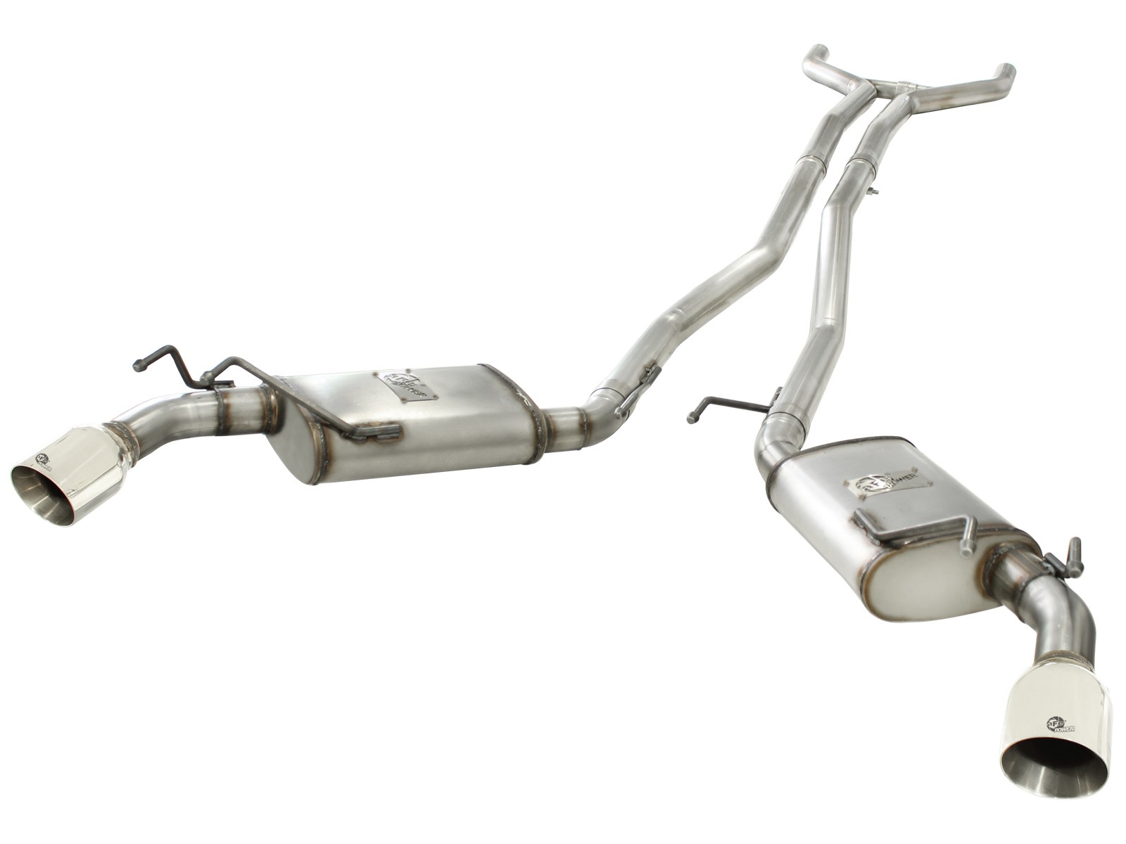 2010-2013 Camaro 3.6L V6 aFe Power MACH Force XP 2.5" 409 Stainless Steel Catback Exhaust System w/Polished Tips