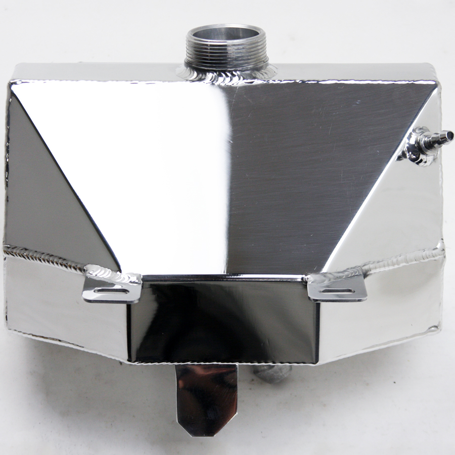 2015+ Ford Mustang Granatelli Motorsports Radiator Expansion Tank w/Built In Reservoir - Polished