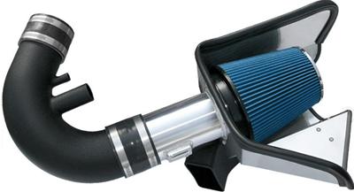 2011+ Ford Mustang GT 5.0L v8 Steeda Cold Air Intake - Black Tube w/Blue Filter (For Manual Transmission Cars Only)