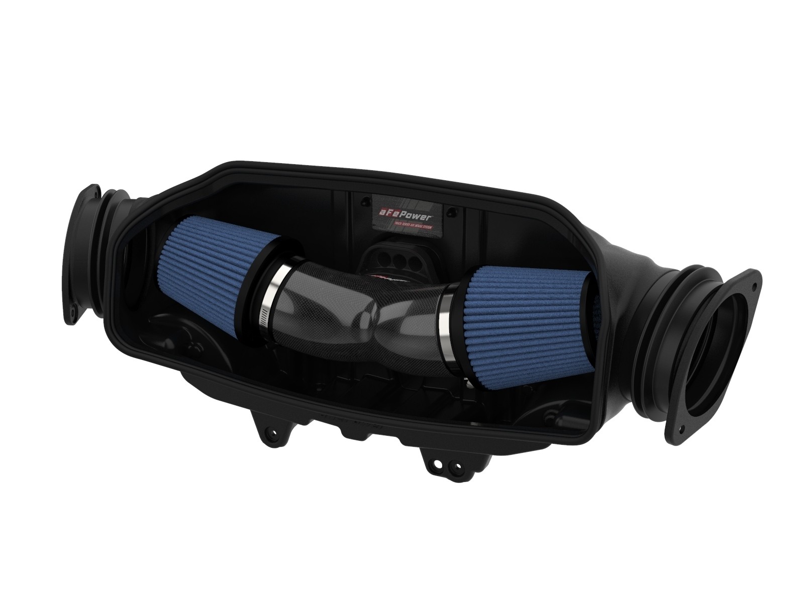 2020+ C8 Corvette aFe Power Track Series Carbon Fiber Cold Air Intake System w/Pro 5R Filters