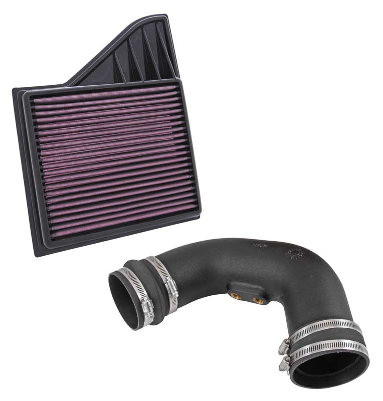 2011-2014 Ford Mustang GT 5.0L K&N Cold Air Intake System