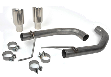 2015+ Ford Mustang GT 5.0L SLP Performance 304 Stainless Steel Loudmouth Axle Back Exhaust Kit