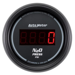 Autometer Digital Series 2 1/16" Nitrous Pressure Gauge (0-1600psi) - Black