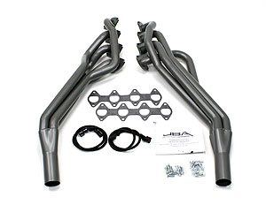2005-2010 Ford Mustang GT V8 JBA Stainless Steel 1 5/8"  Long Tube Headers w/2 1/2" Collectors (Titanium Ceramic Coated)