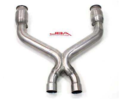 2011+ Ford Mustang GT 5.0L V8 JBA Headers Catted X-Pipe (For use with JBA Headers)