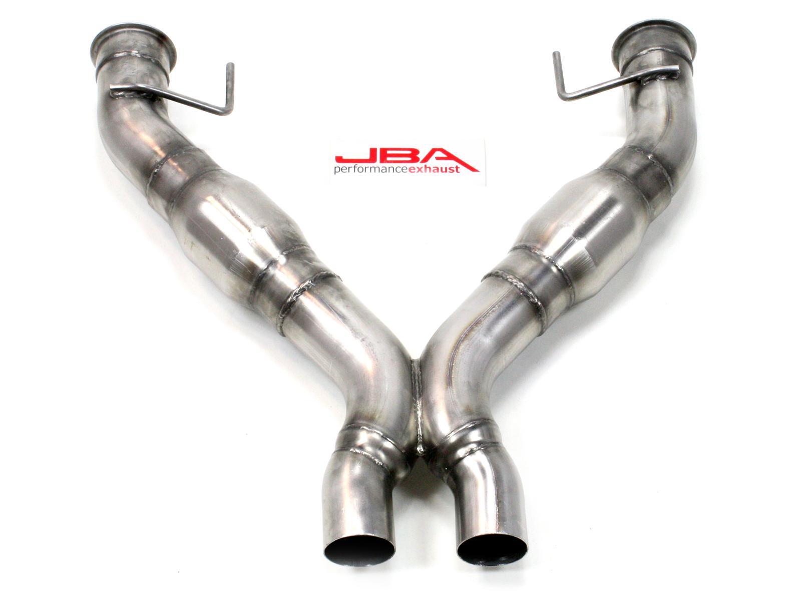 2007-10 Ford Mustang Shelby GT500 JBA Performance 3" Stainless Steel Mid Xpipe w/Cats