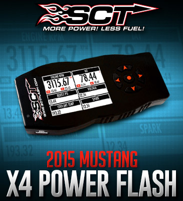 2015+ Ford Mustang SCT Performance X4 Power Flash Tuner