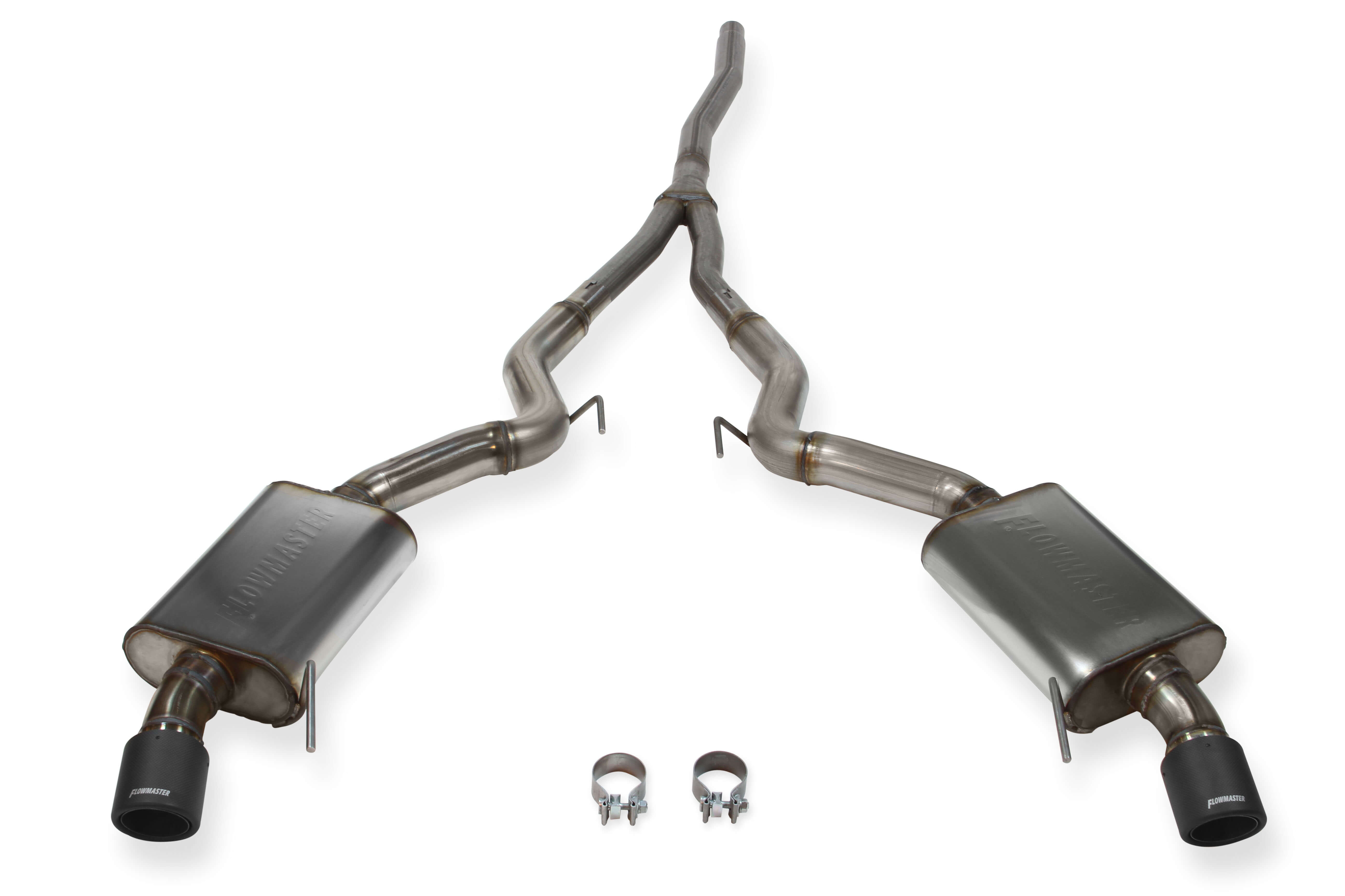 2015-2019 Ford Mustang 2.3L I4 Flowmaster FlowFX Dual Exist Catback Exhaust System - Moderate Sound