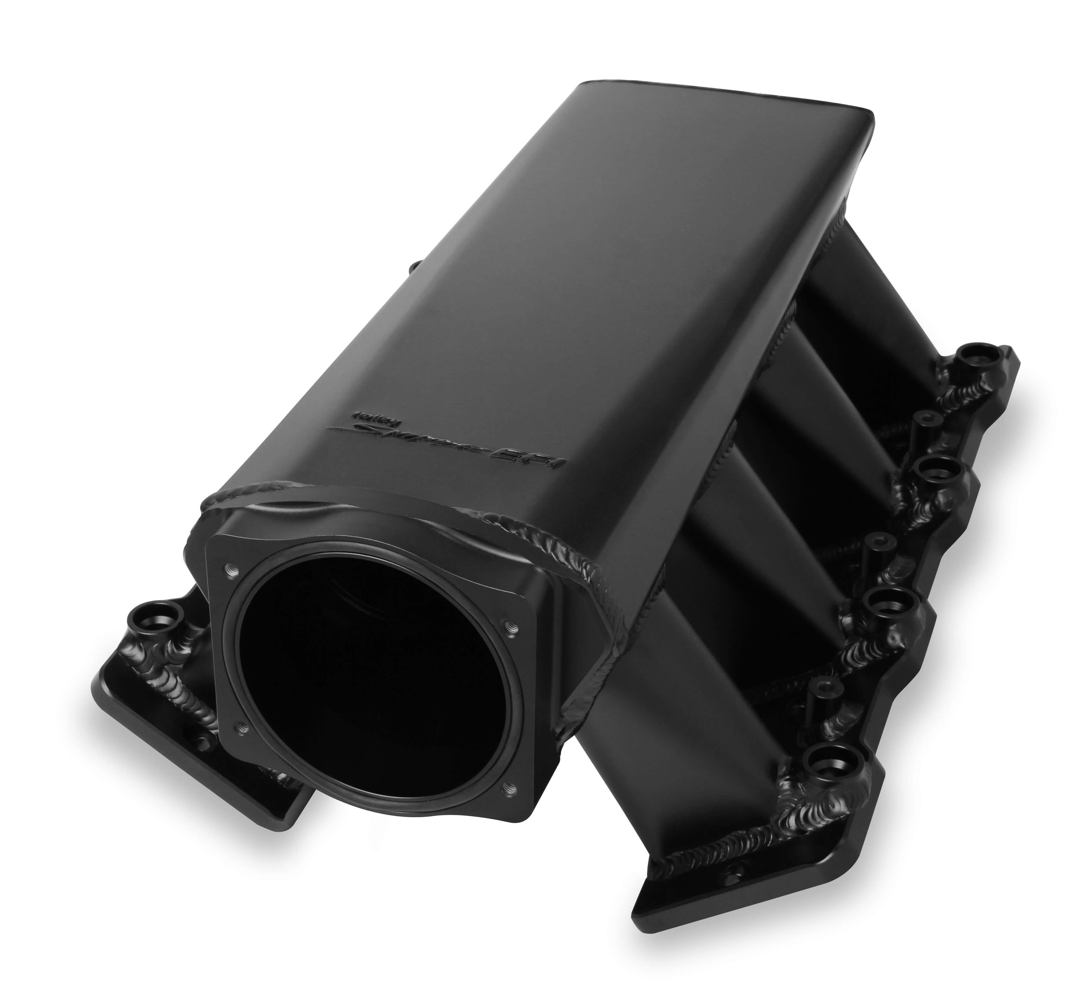 LS1/LS2/LS6 Holley Sniper EFI Sheet Metal Fabricated Intake Manifold - 92mm TB w/Fuel Rail Kit - Black