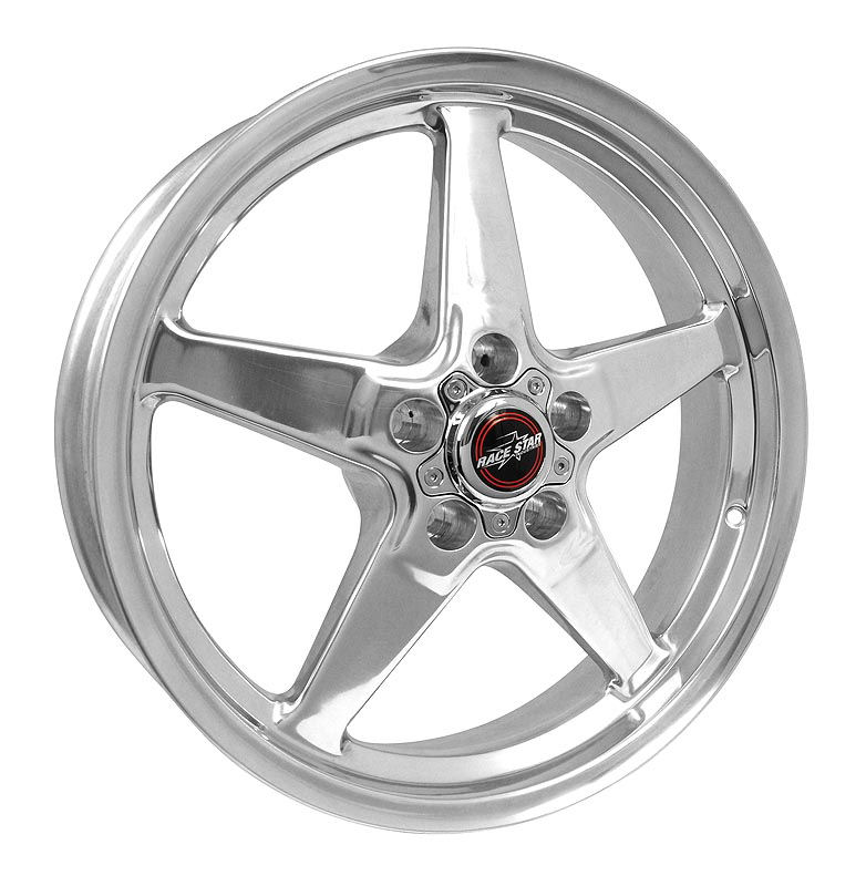 2014+ C7 Corvette Race Star Industries 92 Drag Star Polished Wheel (18" x 5") w/3.25" Backspacing