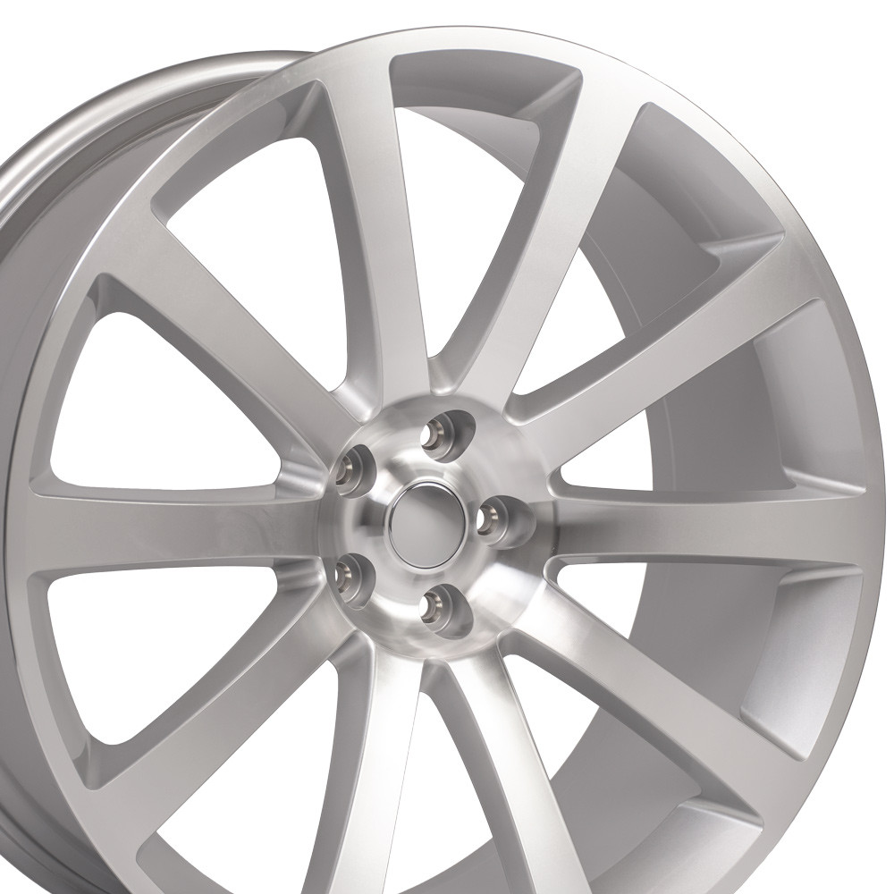OE Wheels Chrysler 300C SRT Replica Wheel - Silver Machined (22"x9" - 18mm Offset)