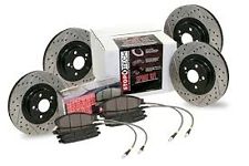 2005-2010 Ford Mustang GT Stoptech Front & Rear Sport Brake Kit - Drilled & Slotted Rotors