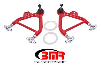 1994-2004 Ford Mustang BMR Suspension Lower Adjustable A-Arms - (Coilovers, Rod End, Tall ball joint)