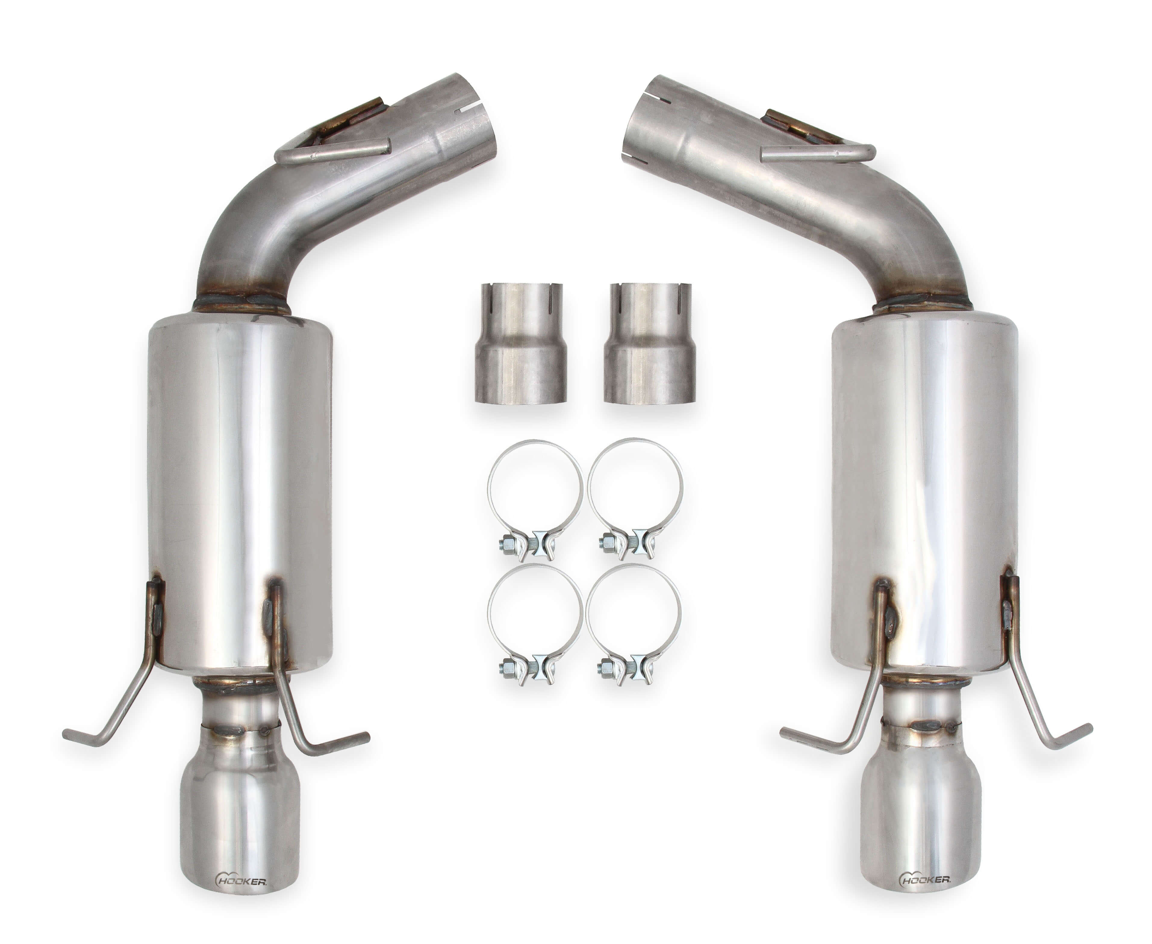 2009-2015 Cadillac CTS-V Hooker Blackheart 304SS Axleback Exhaust System w/Polished Tips