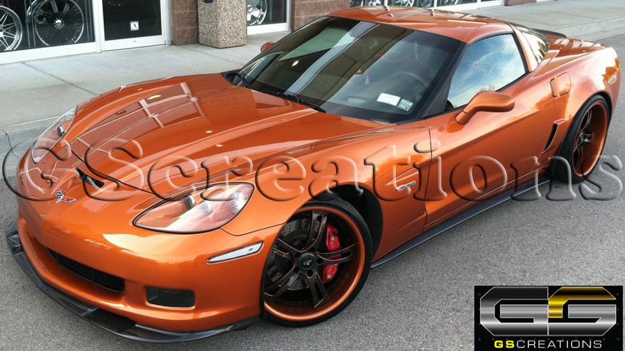 2005+ C6 Corvette GSCreations Front Clear Side Markers