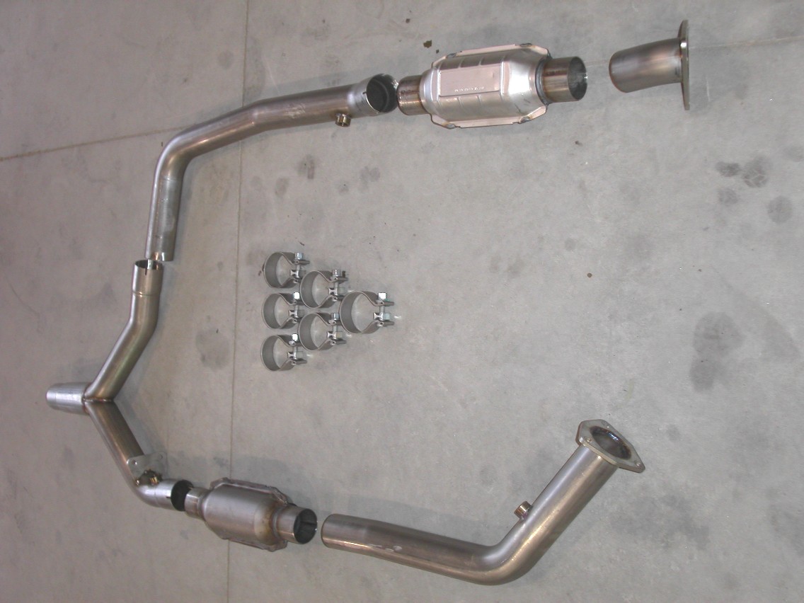 00-02 LS1 Fbody Stainless Works High Flow Ypipe w/Dual Cats (Fits Stock Manifolds)
