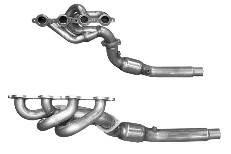 2014+ Camaro Z28 American Racing Headers 1 7/8" x 3" Long Tube Headers w/3" Catted Short Connection Pipes