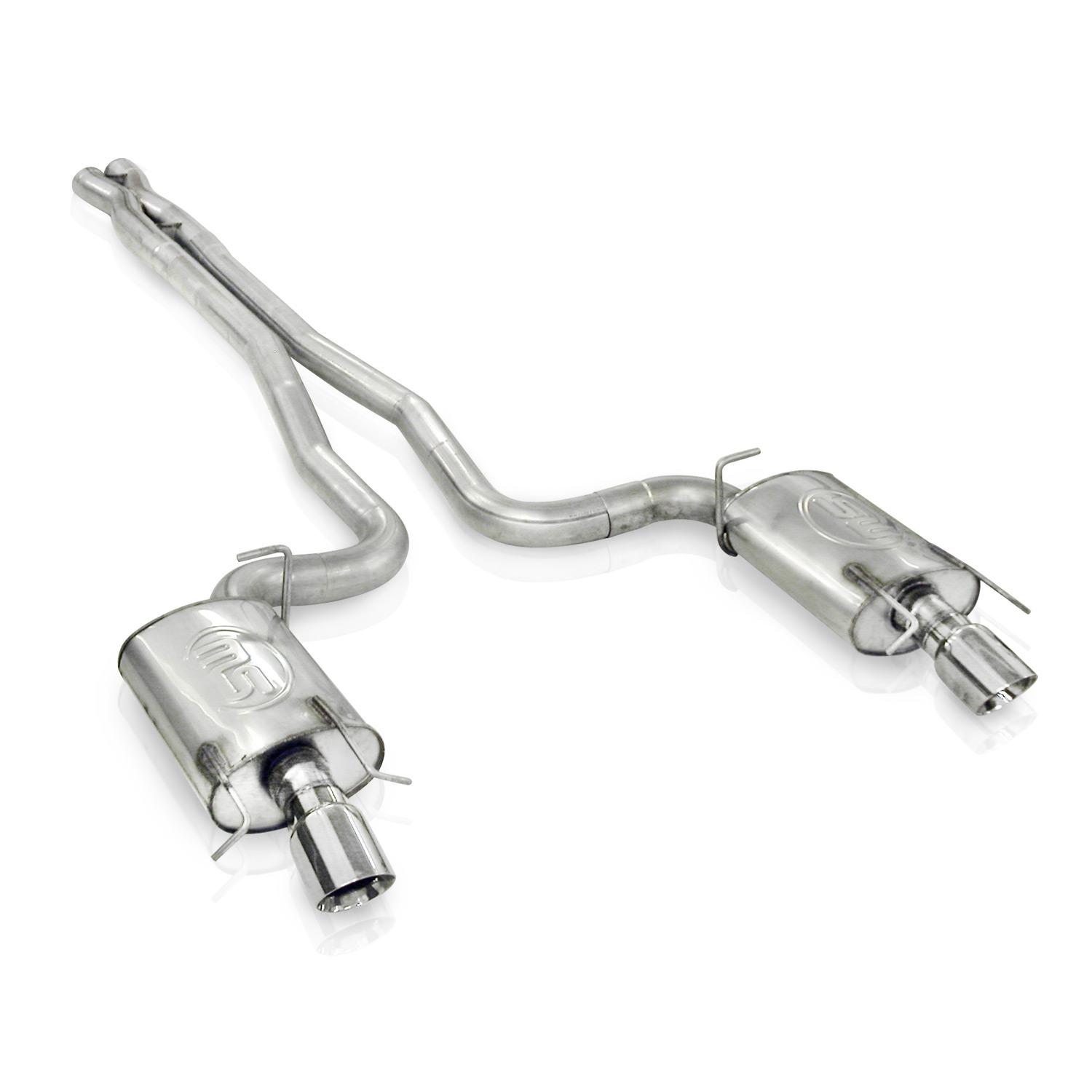 2009+ Cadillac CTS-V Sedan Stainless Works 3" Dual Turbo Exhaust System (For Stainless Works Headers)