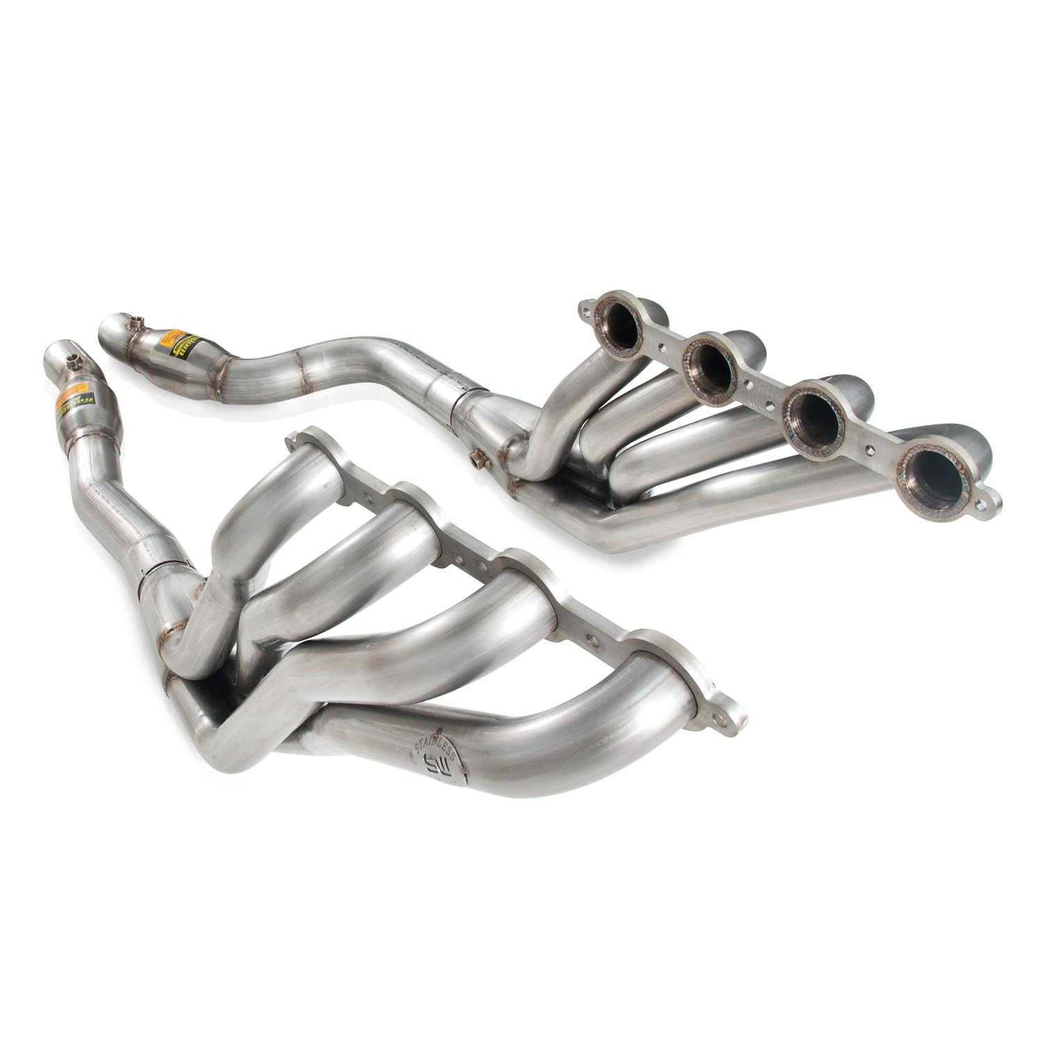 2009-2015 Cadillac CTS-V Stainless Works Long Tube Headers w/Catalytic Converters (For Stainless Works Exhaust)