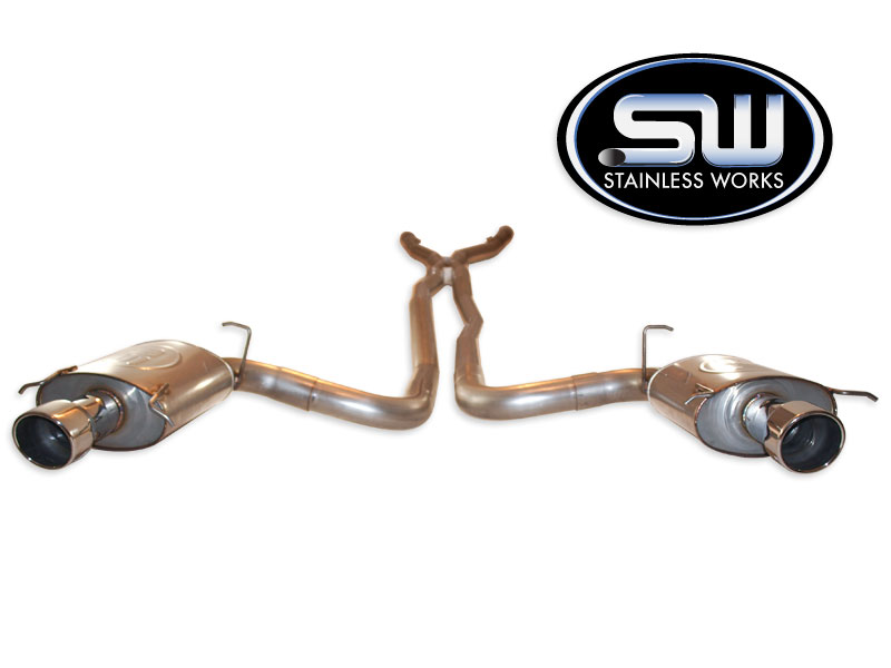 2004-2007 Cadillac CTS-V Stainless Works Catback Exhaust System w/Off Road Xpipe (For Stainless Works Headers)