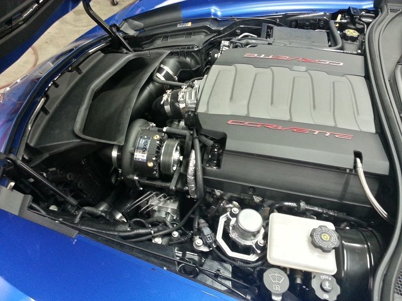 2014 C7 Corvette Non Z51 ECS NOVI 1500 Supercharger Kit - Polished