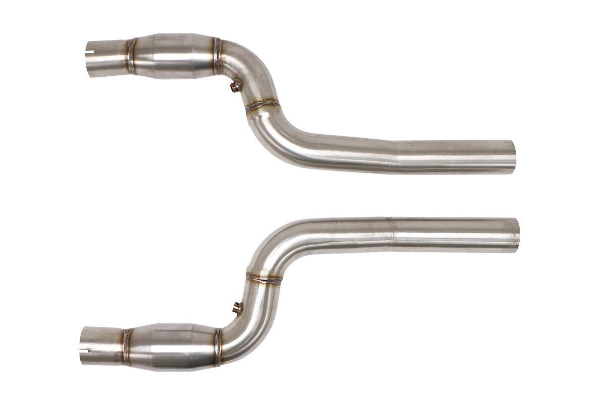 2010-2015 Camaro V8 B&B Performance Connect Pipes w/High Flow Cats - For B&B Headers