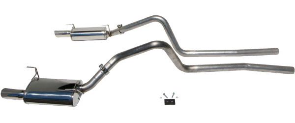 2005-2010 Ford Mustang V8 Granatelli Motorsports 2.5" Stainless Steel Catback Exhaust System
