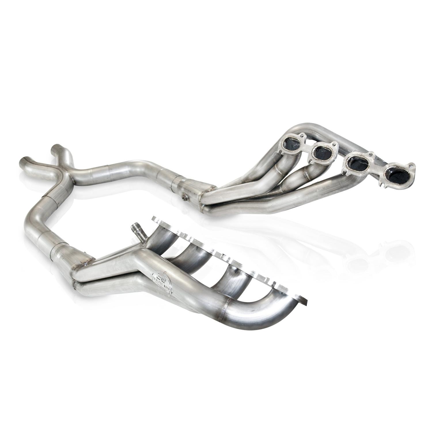 2007-2014 Ford Mustang GT500 Stainless Works 1 7/8" Long Tube Headers w/3" Collectors & 3" Offroad Xpipe
