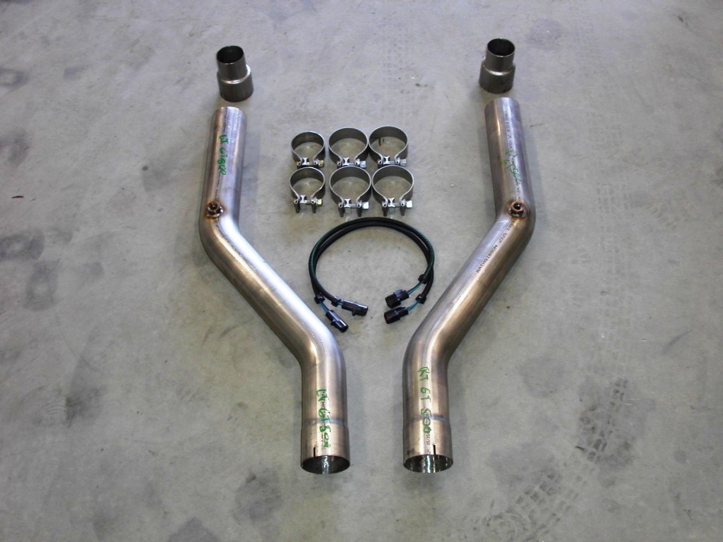 2007-2010 Ford Mustang Shelby GT500 V8 Stainless Works Offroad Lead Pipes