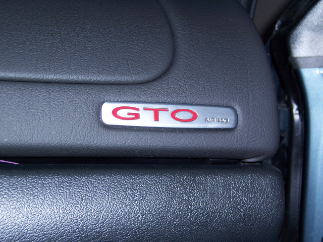 04-06 GTO Air Bag Vinyl Decal
