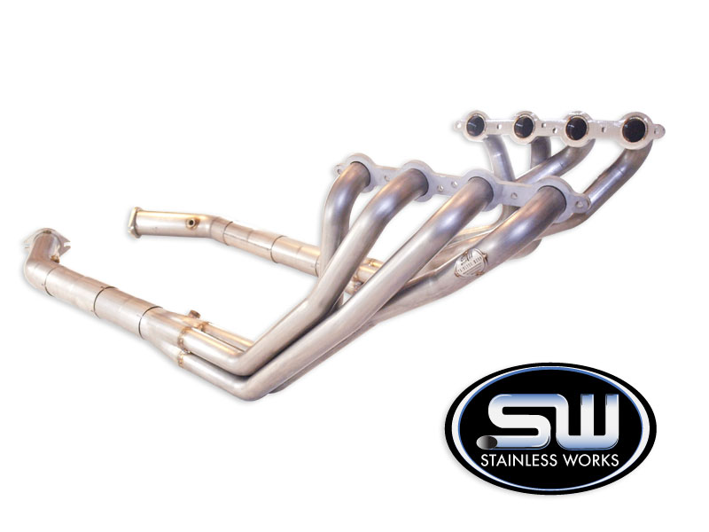 2004 GTO Stainless Works 1 3/4" Long Tube Headers w/o Cats