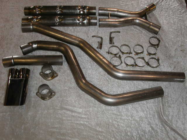 2004 GTO Stainless Works Chambered Catback System w/X-pipe
