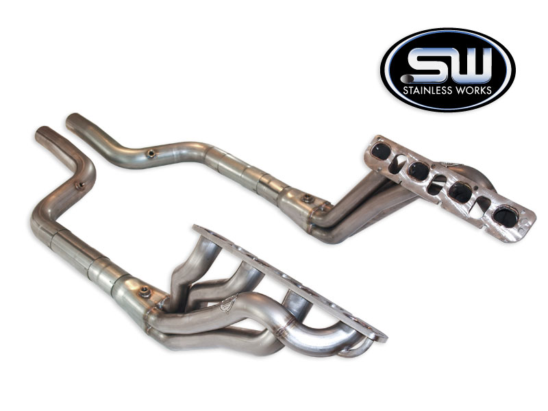 2008+ Dodge Challenger/Charger/Magnum/300C 5.7L RT/6.1L SRT8 Stainless Works Headers with 1.875" Primaries & Lead Pipes/Offroad