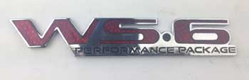 96-02 Fbody Performance Years Red WS6 Emblem