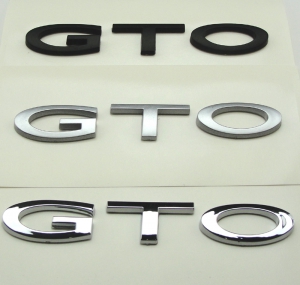 2004 Pontiac GTO Max Performance Reproduction "GTO" Trunk Emblem