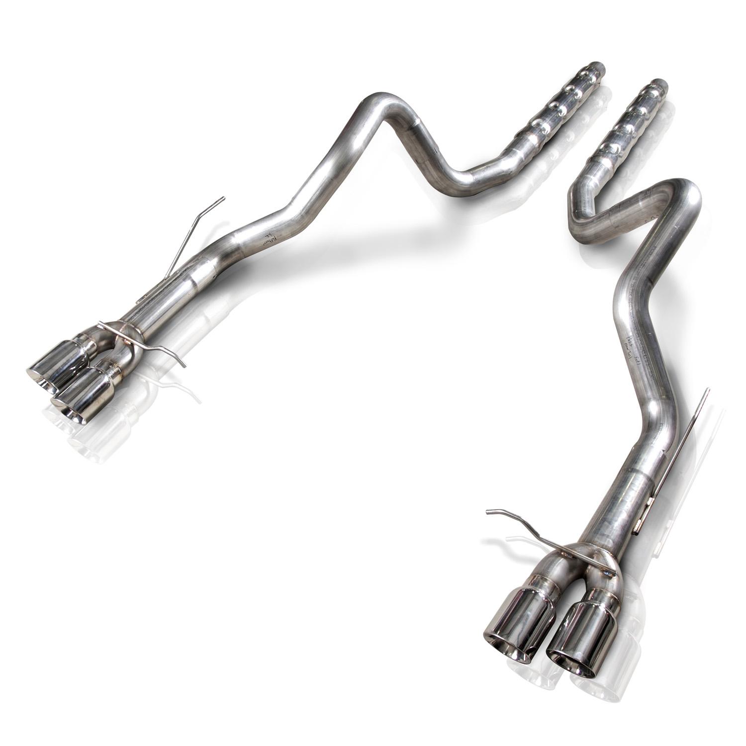 2013+ Ford Mustang Shelby GT500 5.8L Stainless Works Catback Exhaust w/Retro Chambered Mufflers - Factory Connect