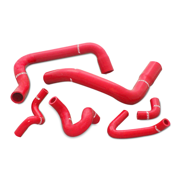 1986-1993 Ford Mustang GT/Cobra Mishimoto Silicone Radiator Hose Kit - Red