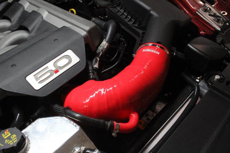 2015+ Ford Mustang GT 5.0L V8 Mishimoto Induction Hose - Red